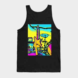 Let's Rock and Roll - Music Instruments Tank Top